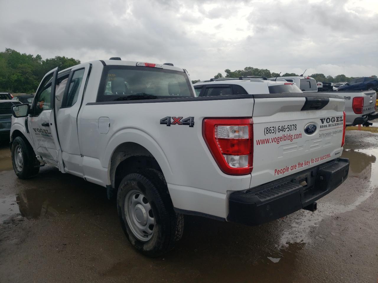 Photo 3 from auction – 2021 FORD F150 SUPER with VIN 1FTEX1EP3MFA42369
