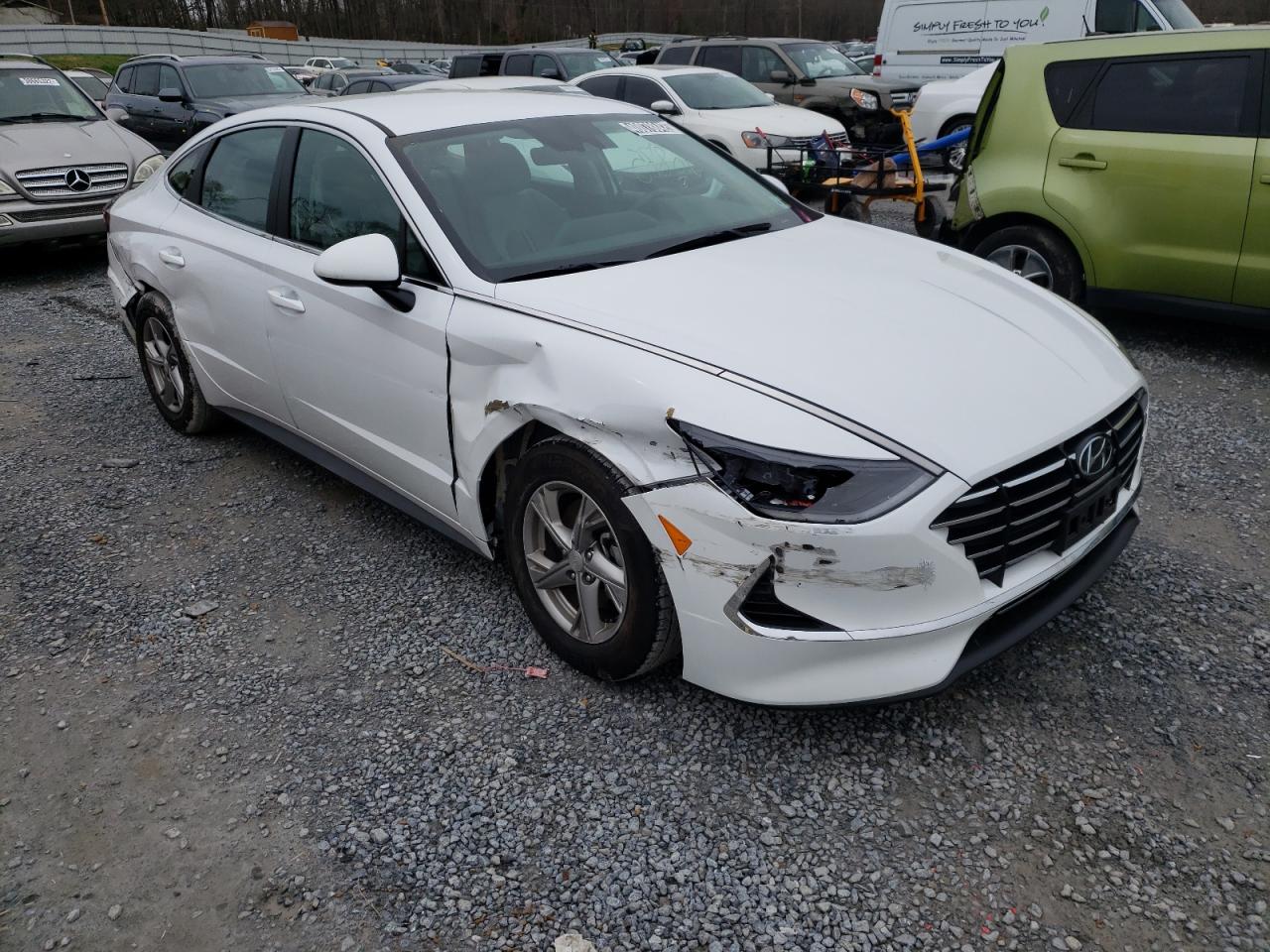 HYUNDAI SONATA SE 2021 with VIN 5NPEG4JA1MH110256 - Photo from auction