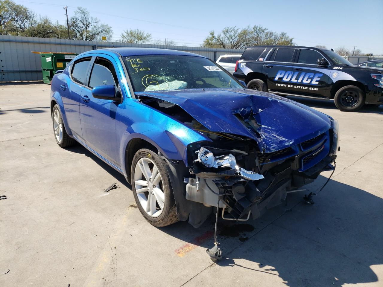 DODGE AVENGER SX 2014 with VIN 1C3CDZCB7EN202318 - Photo from auction