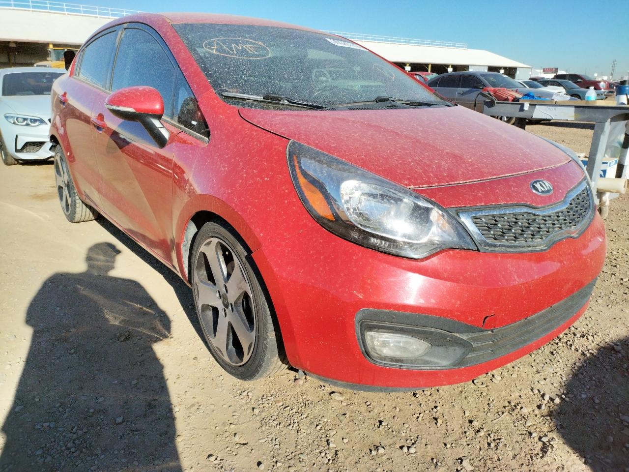 KIA RIO EX 2015 with VIN KNADN4A39F6445004 - Photo from auction