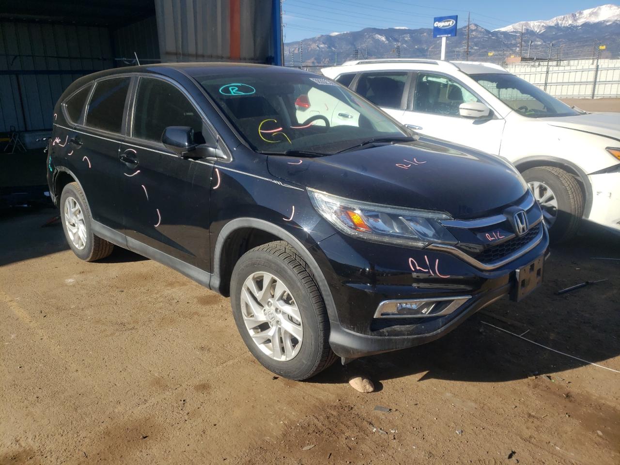 HONDA CR-V EX 2016 with VIN 5J6RM4H55GL139255 - Photo from auction