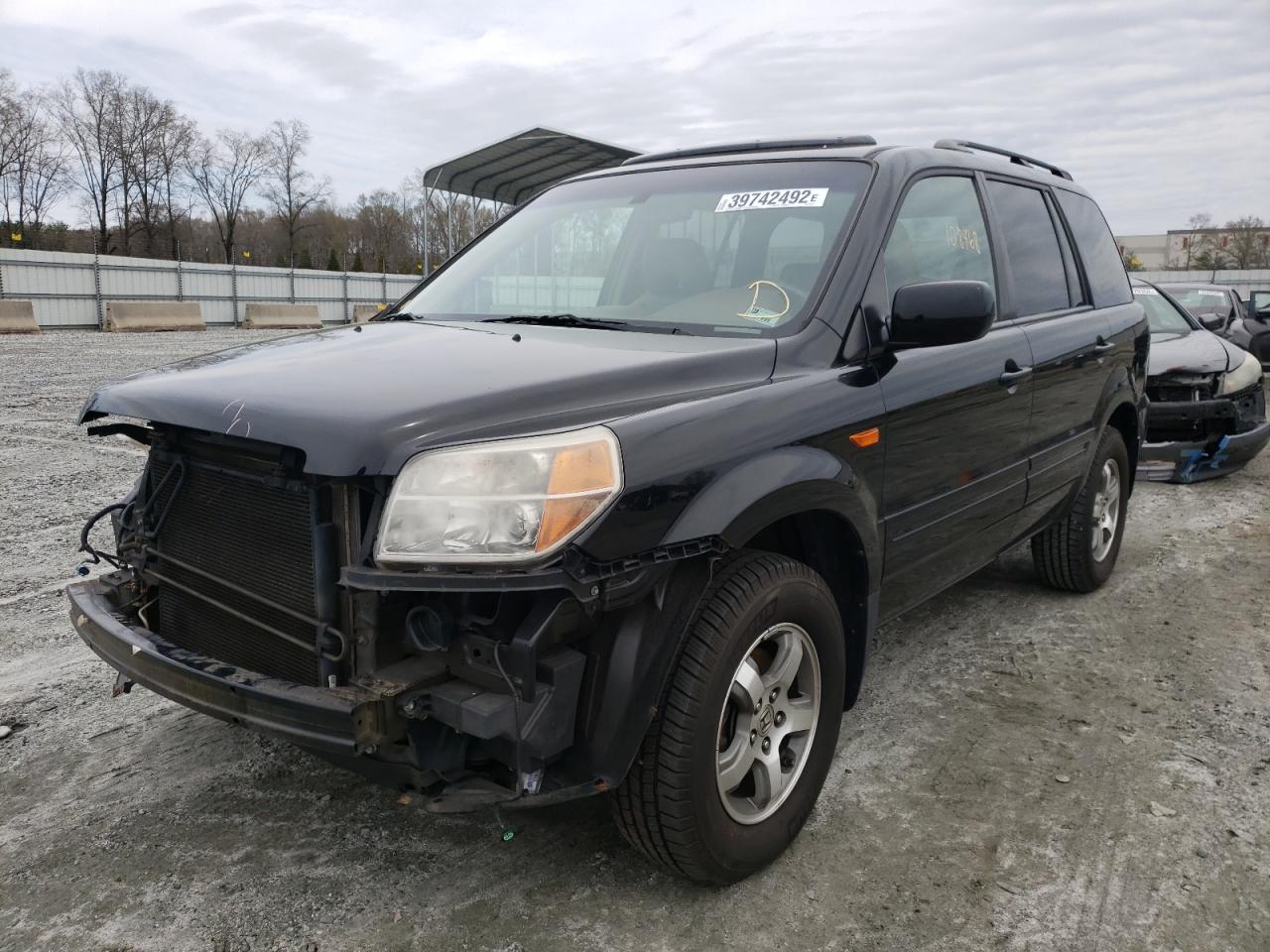 Photo 2 from auction – 2008 HONDA PILOT EXL with VIN 5FNYF28528B029378