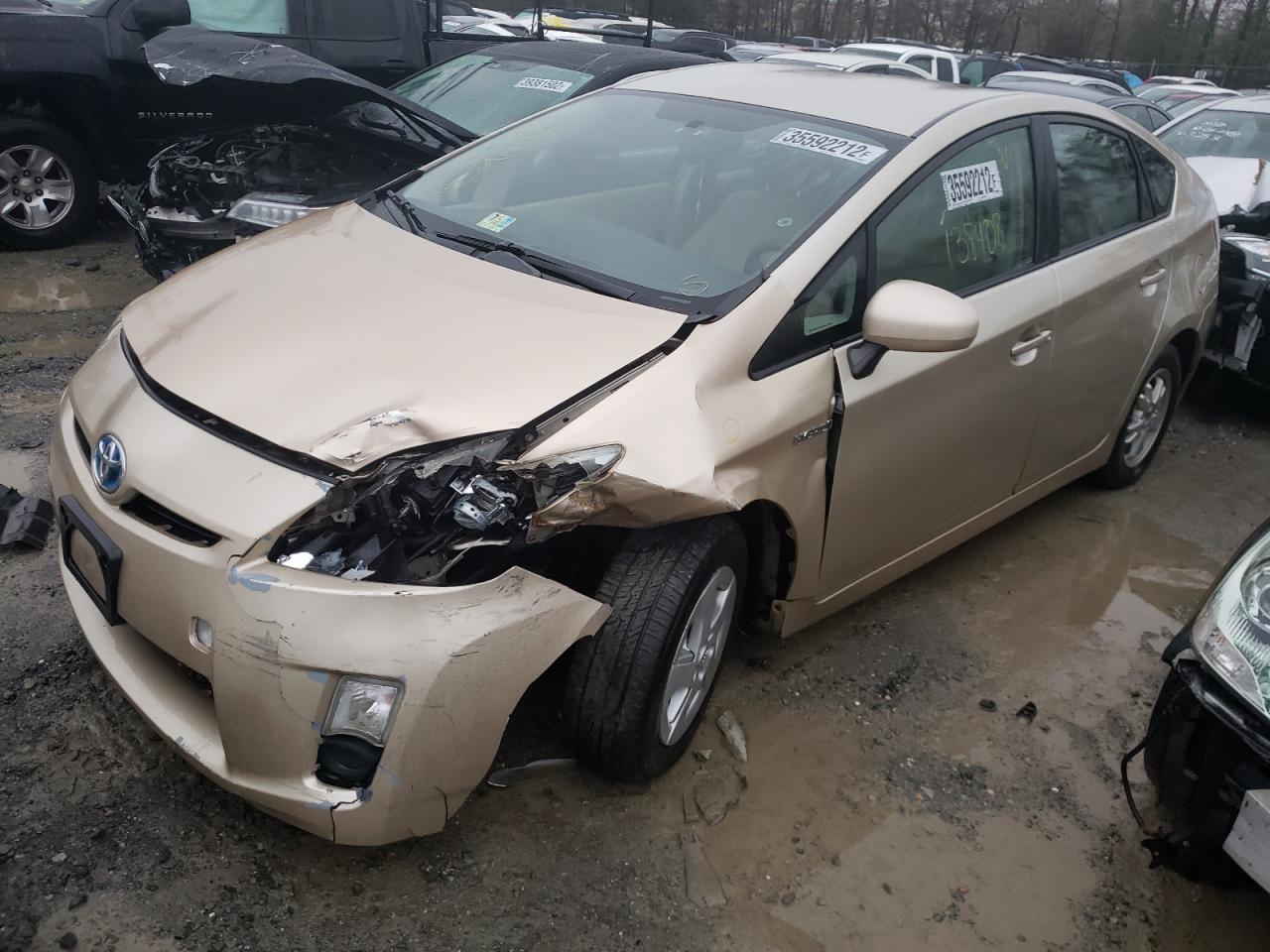 Photo 2 from auction – 2010 TOYOTA PRIUS with VIN JTDKN3DU9A0110684