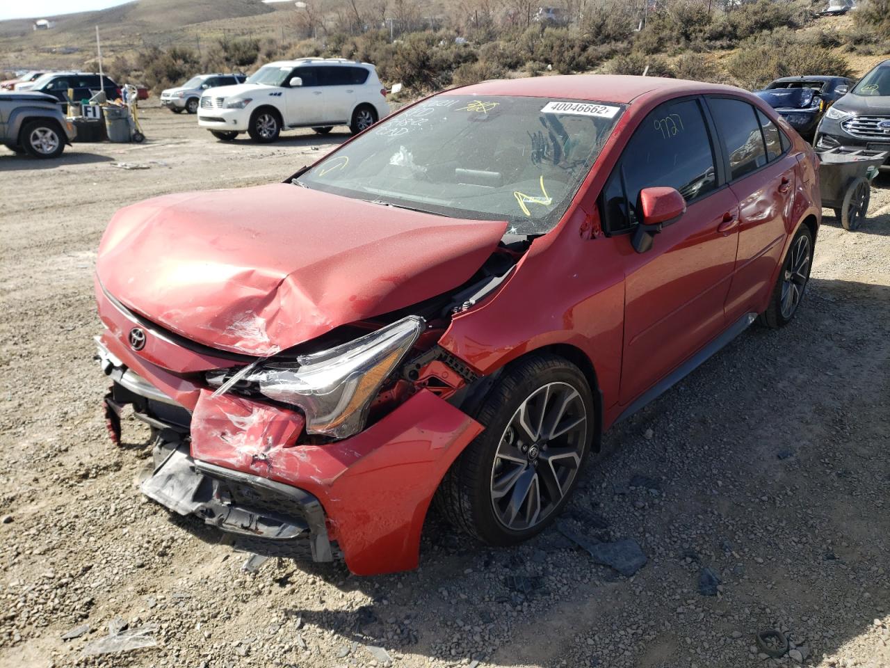 Photo 2 from auction – 2021 TOYOTA COROLLA SE with VIN 5YFS4MCE7MP097382