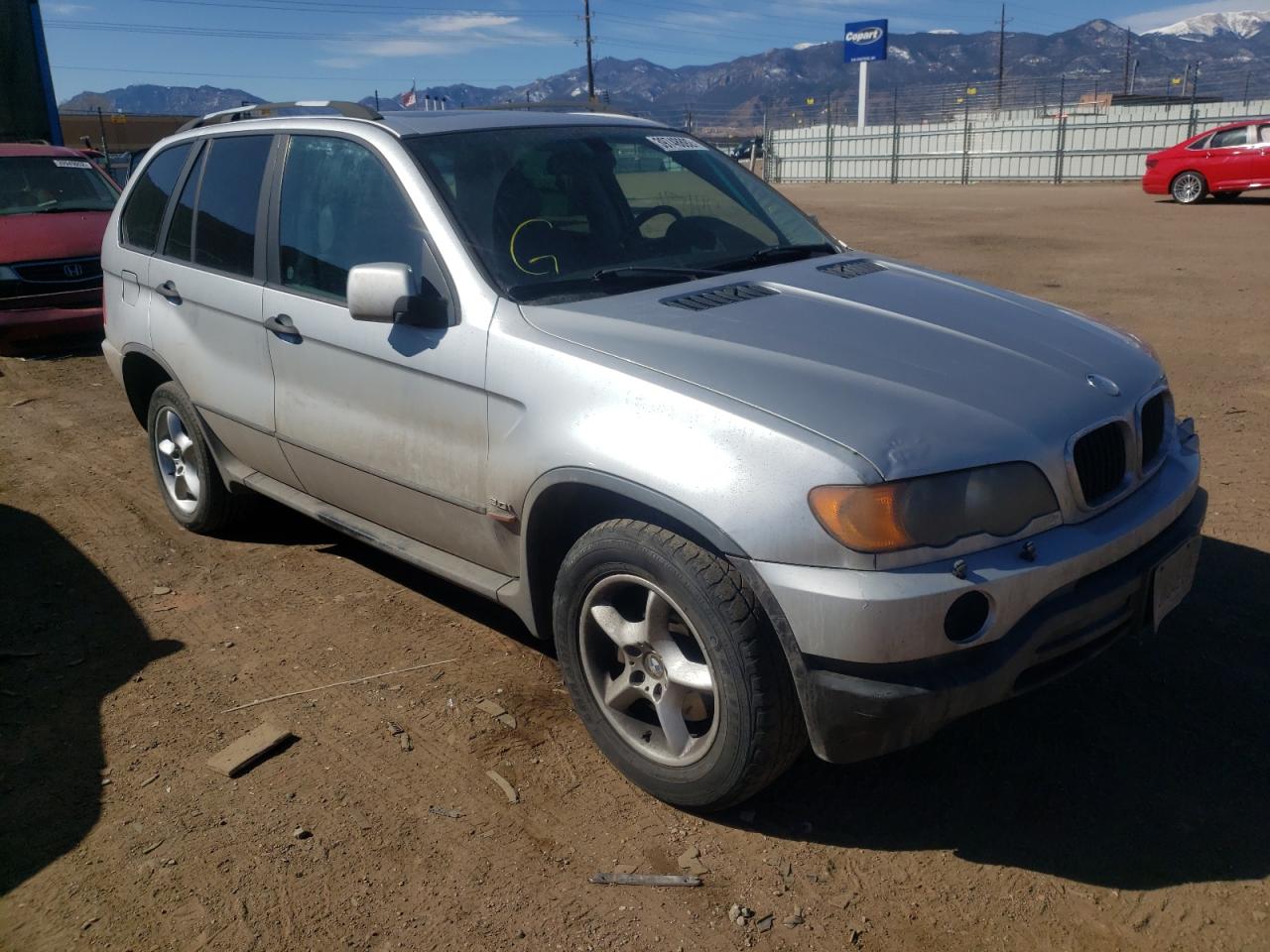 BMW X5 3.0I 2001 with VIN WBAFA53571LM89263 - Photo from auction