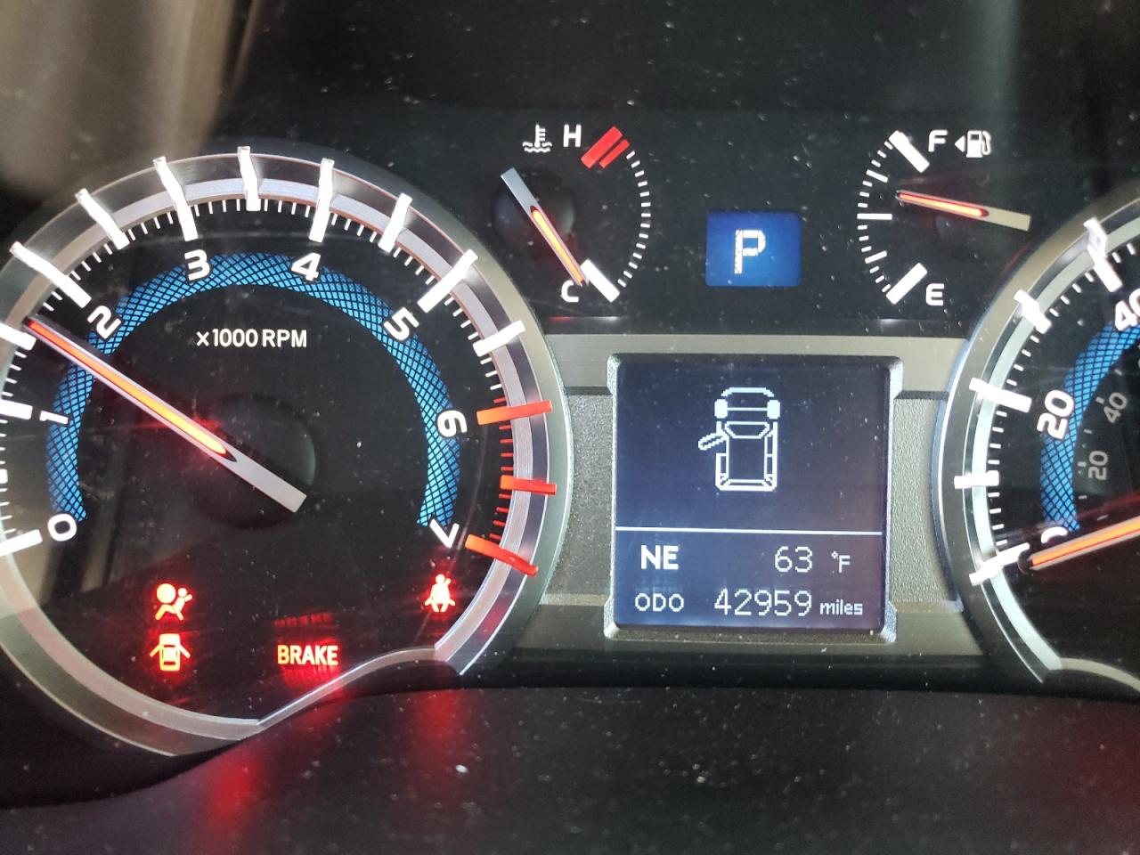 Photo 8 from auction – 2016 TOYOTA 4RUNNER SR with VIN JTEBU5JR6G5388531