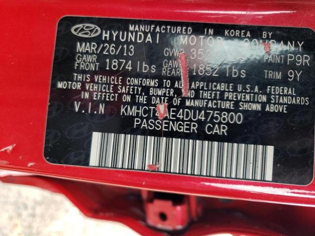 Photo 10 from auction – 2013 HYUNDAI ACCENT GLS with VIN KMHCT4AE4DU475800