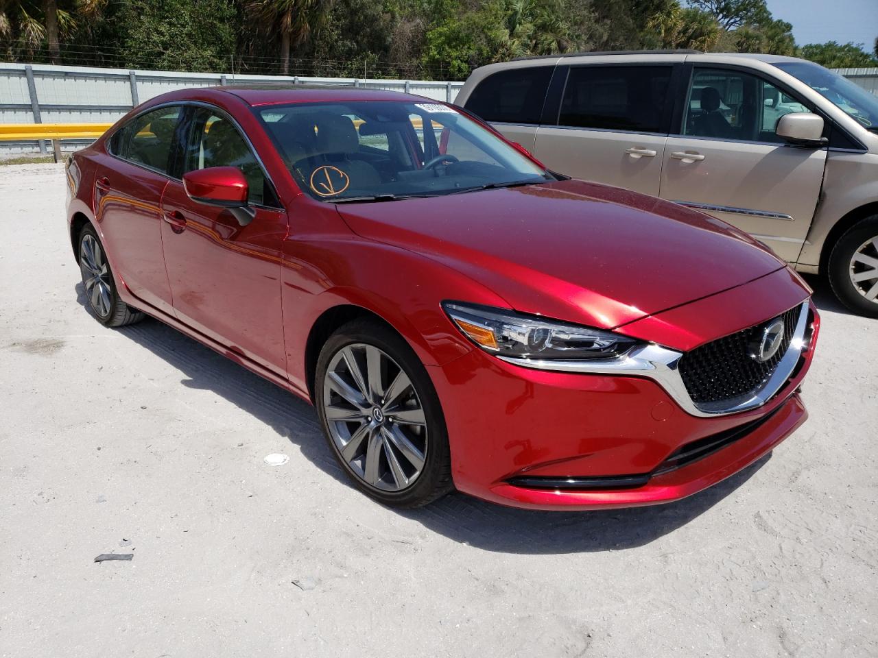MAZDA 6 TOURING 2021 z numerem VIN JM1GL1VM0M1607619 - Zdjęcie z aukcji