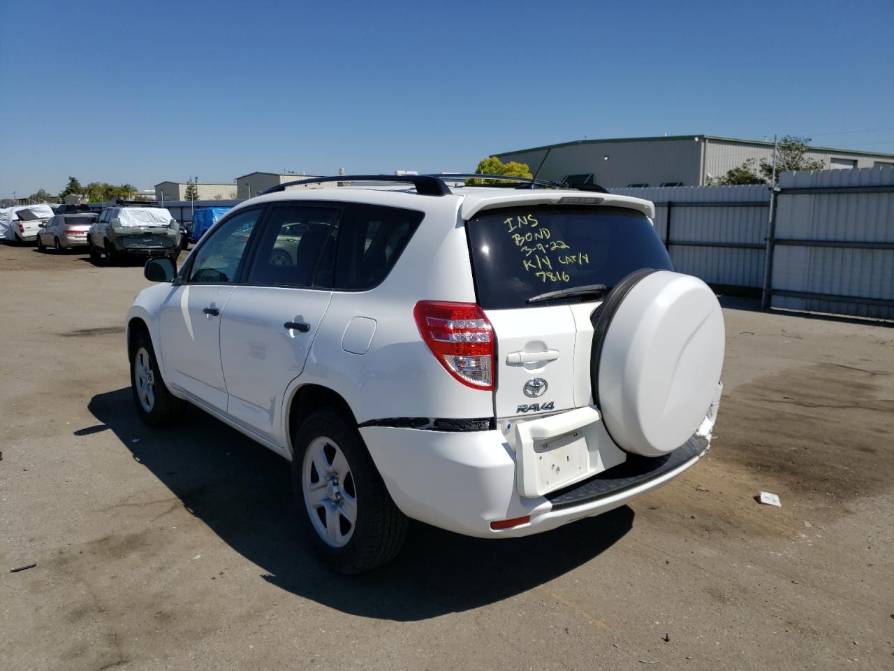 Photo 3 from auction – 2012 TOYOTA RAV4 with VIN 2T3BF4DV3CW197816