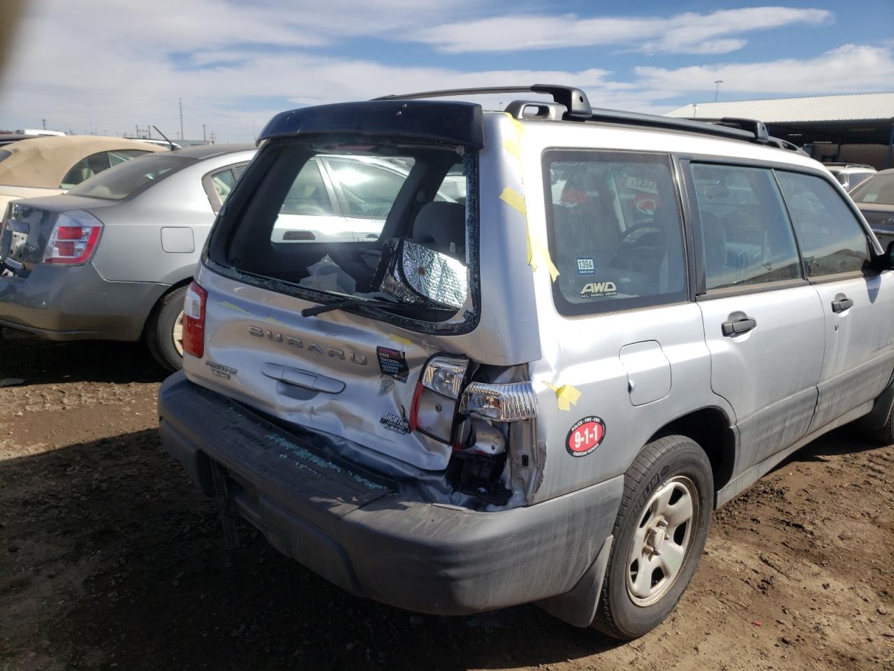 Photo 9 from auction – 2002 SUBARU FORESTER L with VIN JF1SF63552H733088