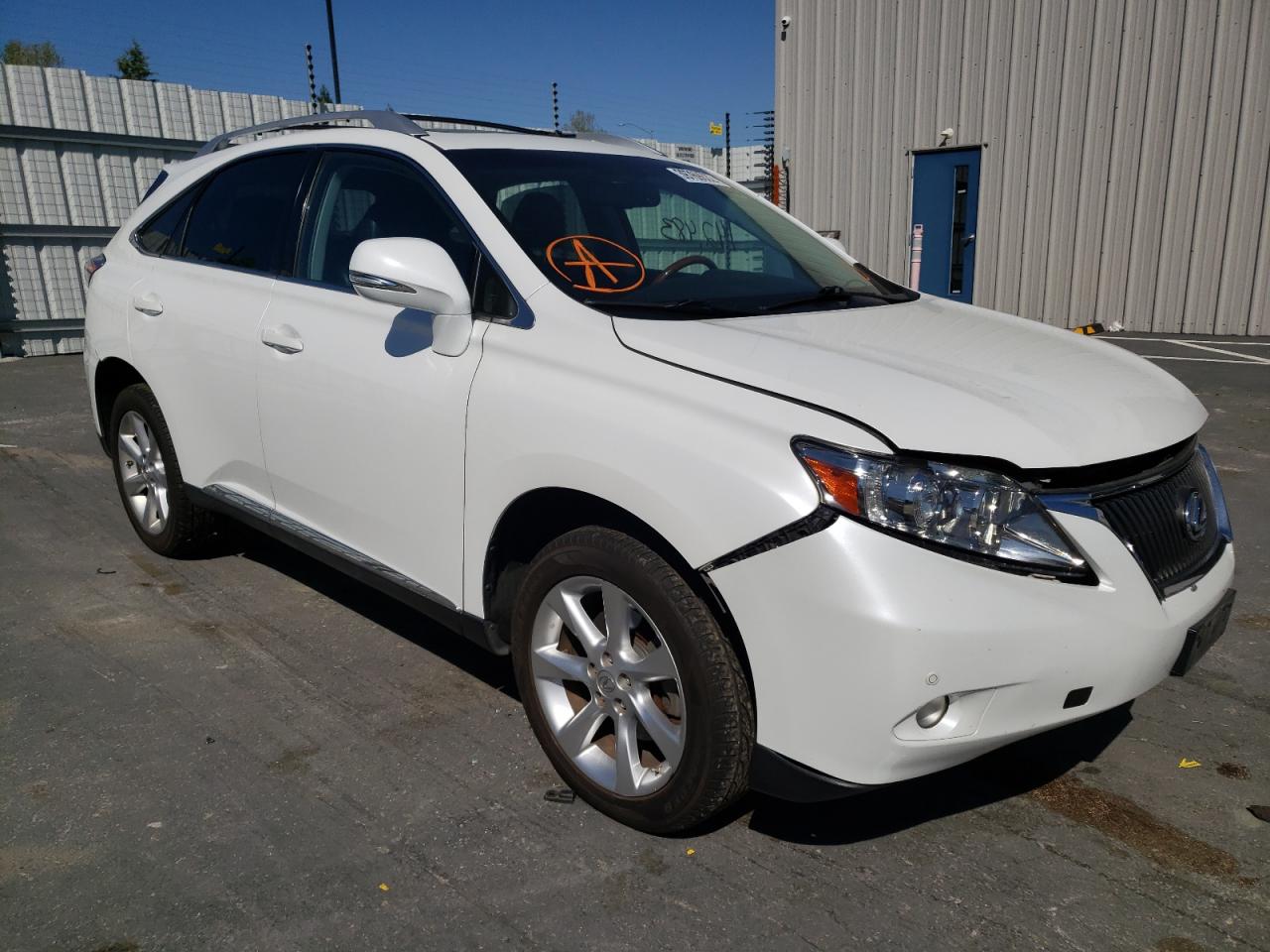 LEXUS RX 350 2012 with VIN JTJBK1BA8C2449897 - Photo from auction