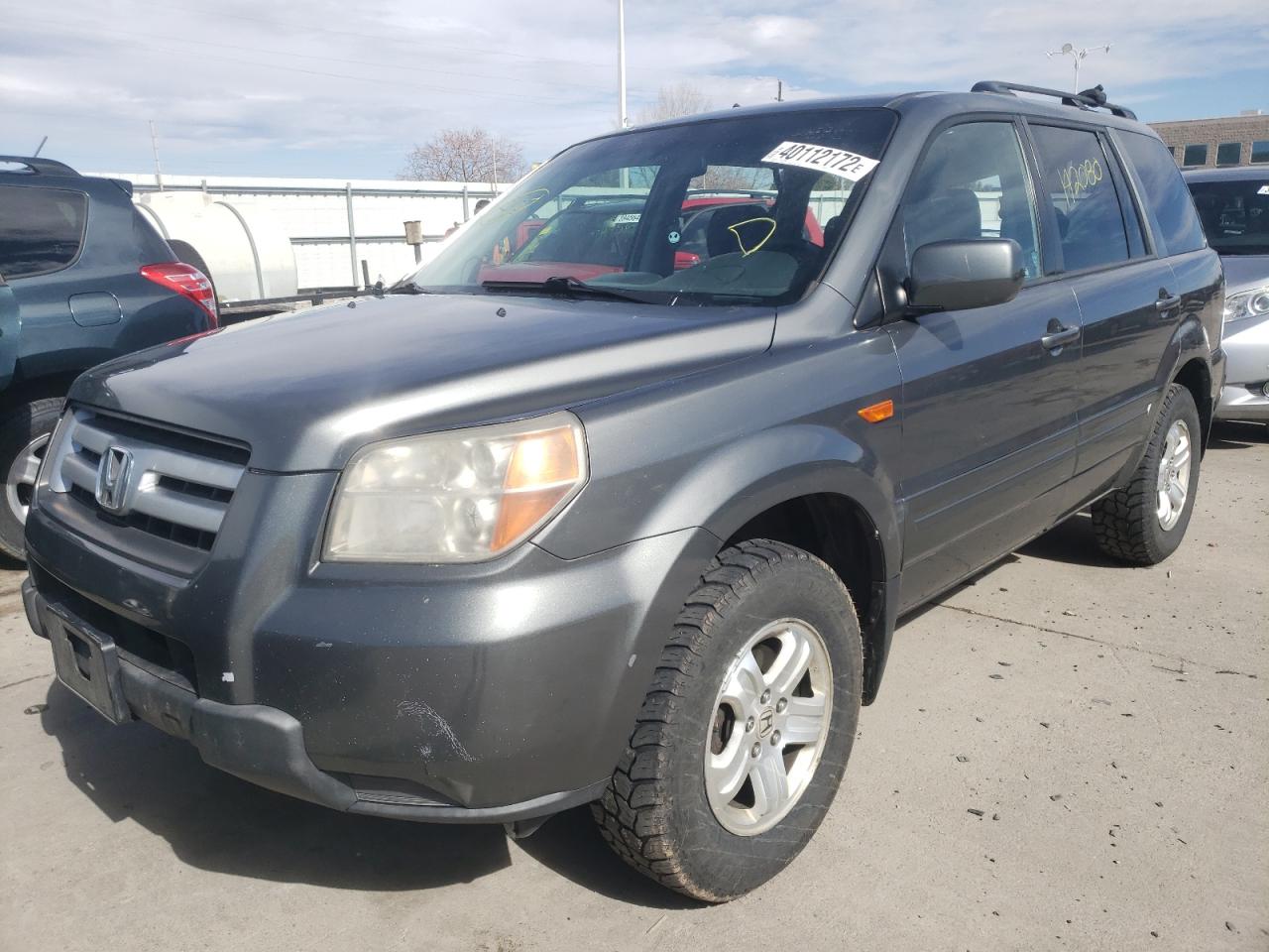 Photo 2 from auction – 2008 HONDA PILOT VP with VIN 5FNYF18278B039534