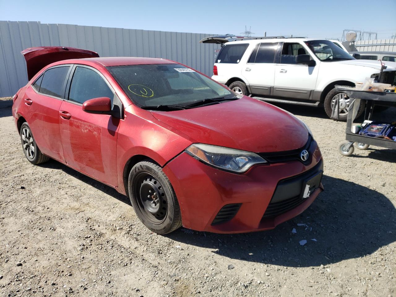 TOYOTA COROLLA L 2014 with VIN 2T1BURHE8EC060008 - Photo from auction