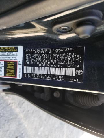 Photo 10 from auction – 2017 TOYOTA CAMRY LE/X with VIN 4T1BF1FK7HU321488
