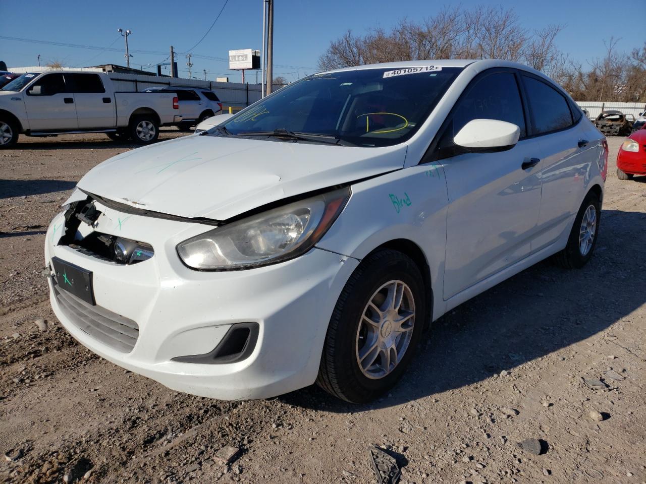 Photo 2 from auction – 2012 HYUNDAI ACCENT GLS with VIN KMHCT4AE8CU094465