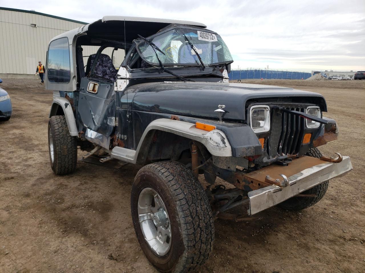 JEEP WRANGLER / 1992 with VIN 2J4FY19P2NJ532347 - Photo from auction