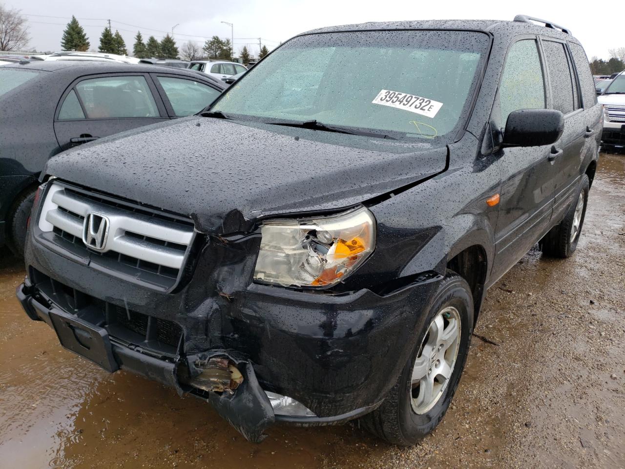 Photo 2 from auction – 2007 HONDA PILOT EXL with VIN 5FNYF18627B014431