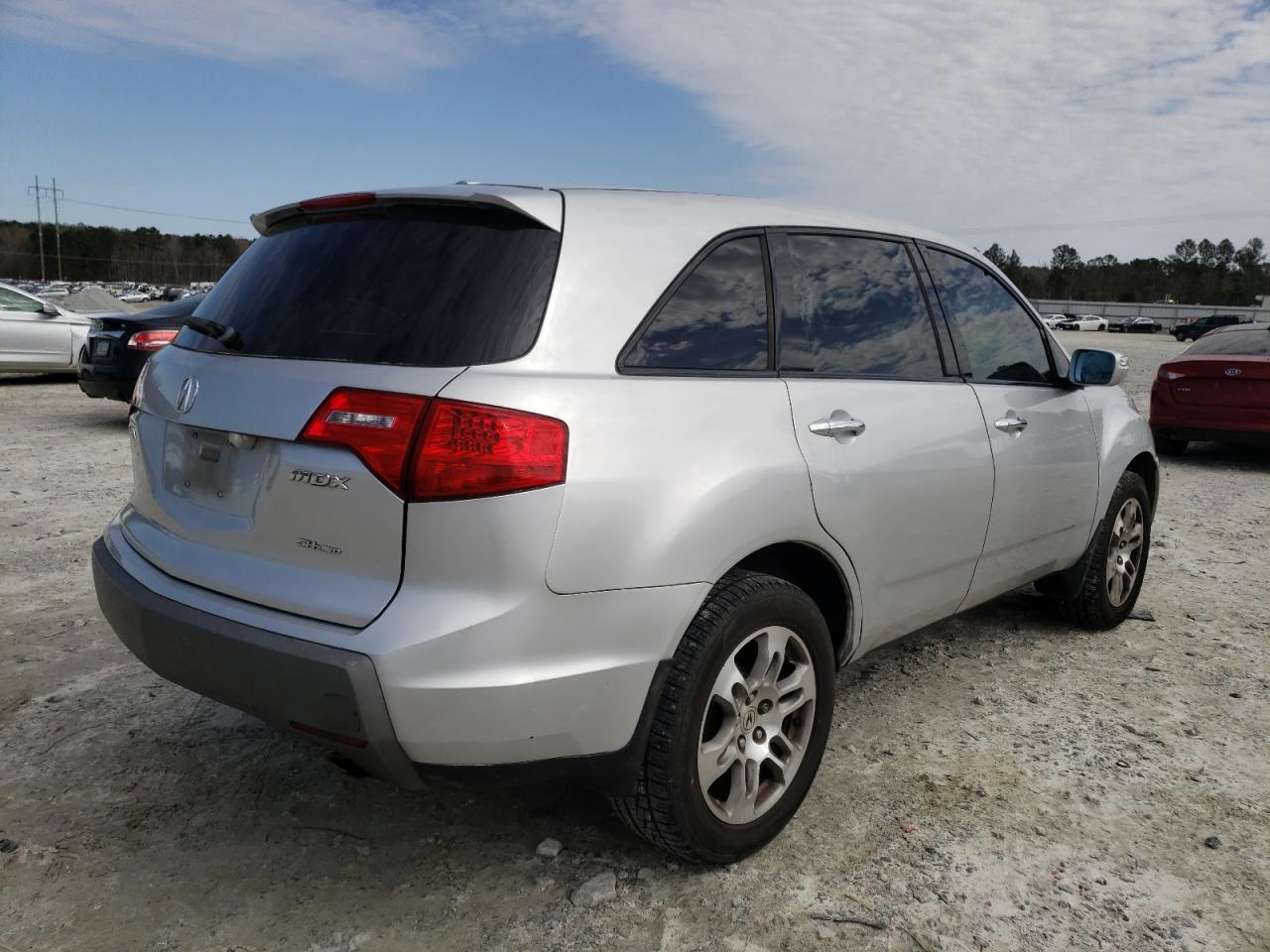 Photo 4 from auction – 2007 ACURA MDX TECHNO with VIN 2HNYD28337H542209