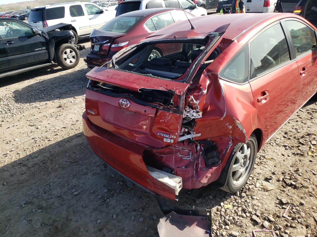 Photo 9 from auction – 2008 TOYOTA PRIUS with VIN JTDKB20U383377689