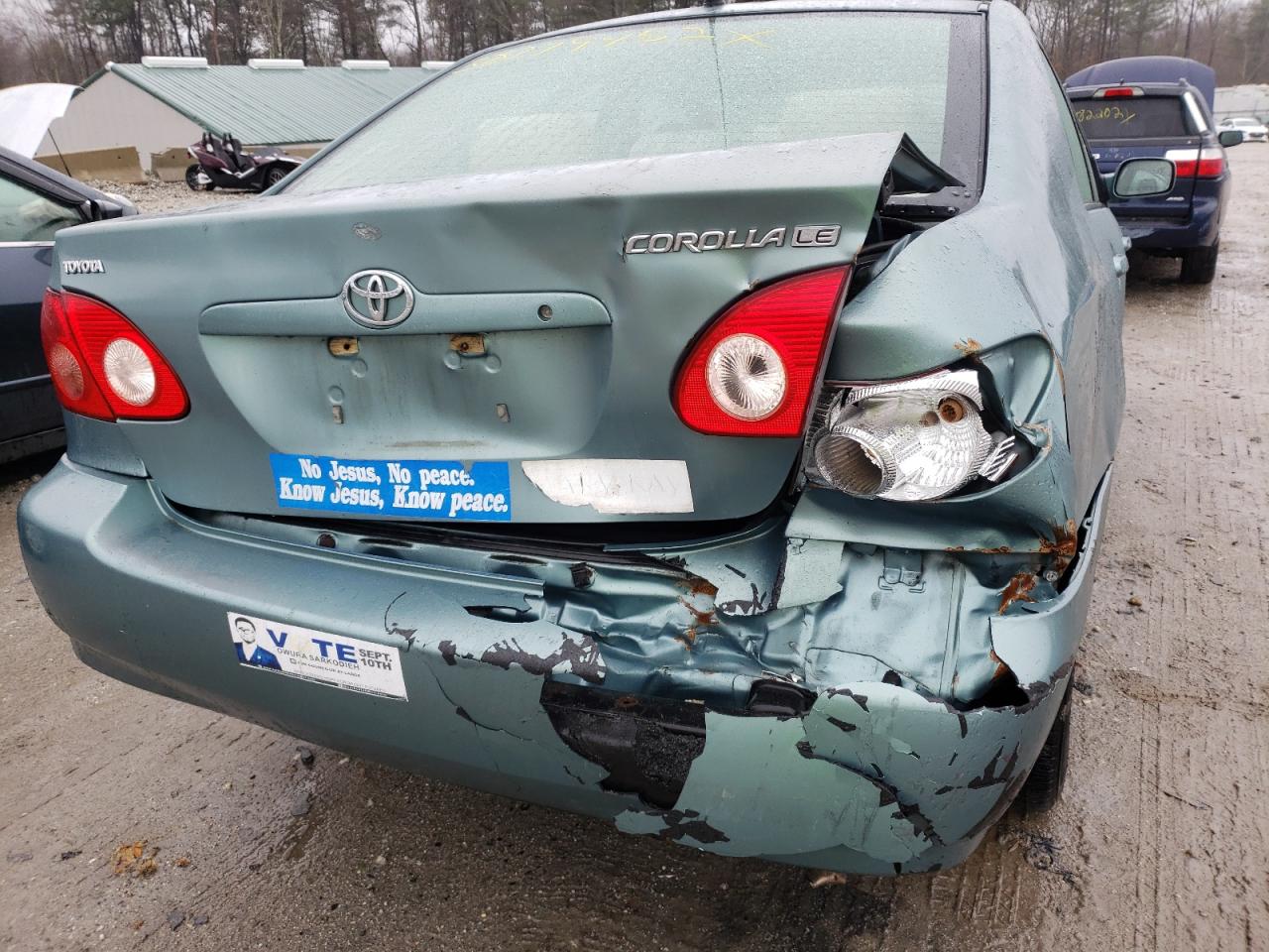 Photo 9 from auction – 2006 TOYOTA COROLLA CE with VIN 2T1BR30E16C680582