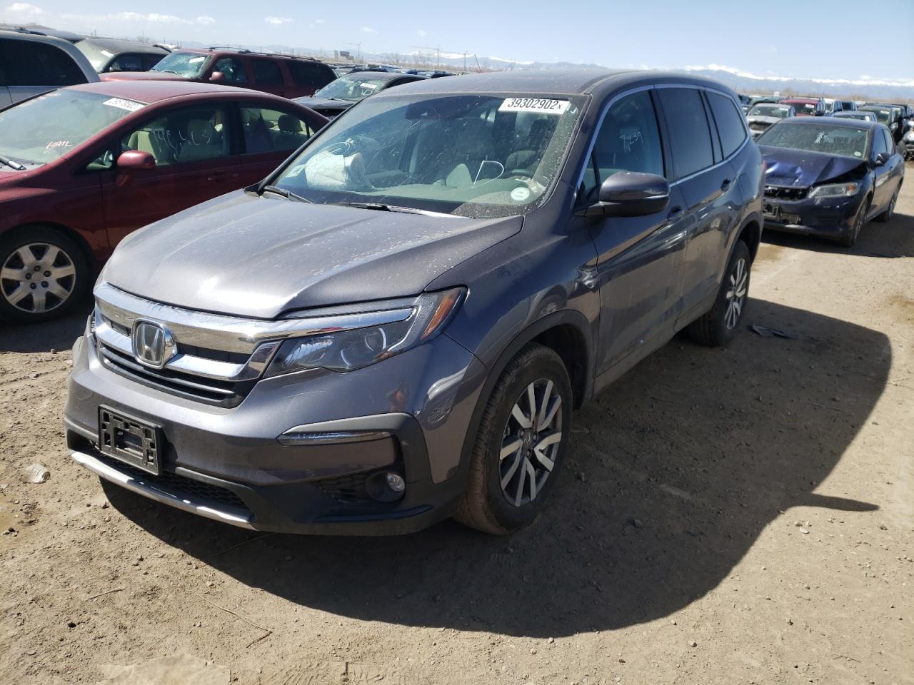 Photo 2 from auction – 2021 HONDA PILOT EXL with VIN 5FNYF6H55MB094758