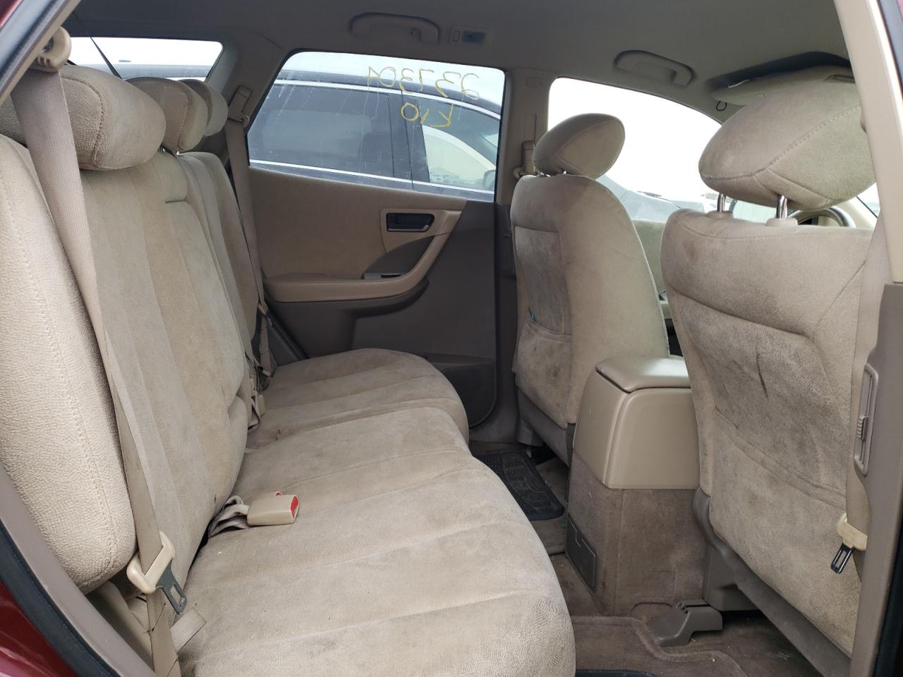 Photo 6 from auction – 2005 NISSAN MURANO SL with VIN JN8AZ08W95W409481