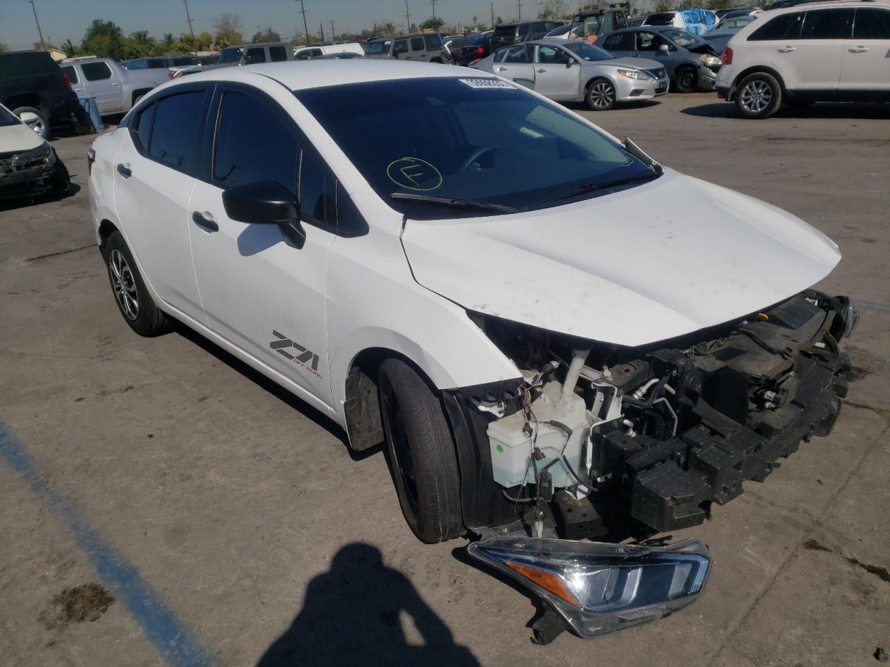 NISSAN VERSA S 2020 with VIN 3N1CN8BV9LL828323 - Photo from auction