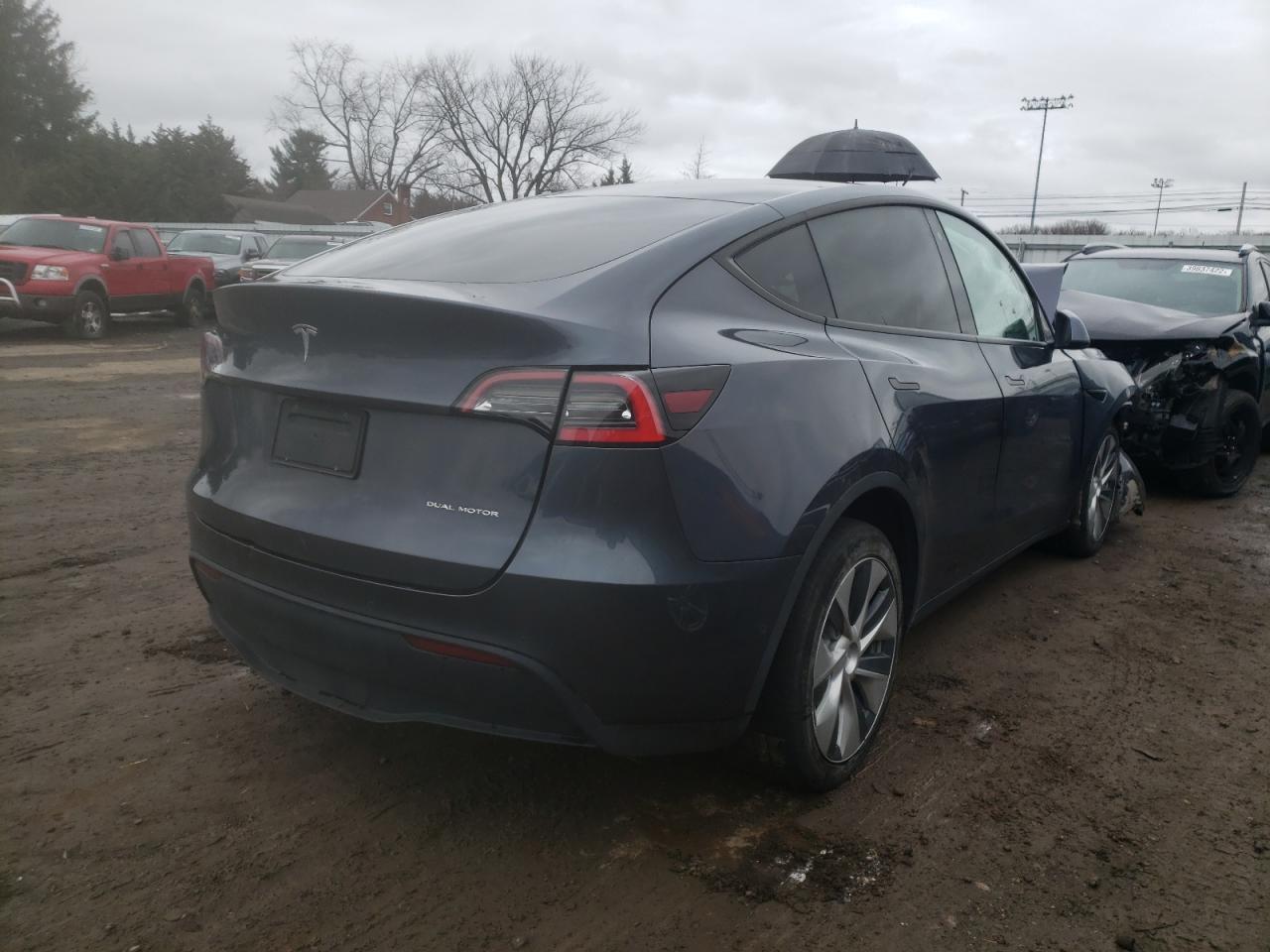 Photo 4 from auction – 2021 TESLA MODEL Y with VIN 5YJYGDEE5MF060454