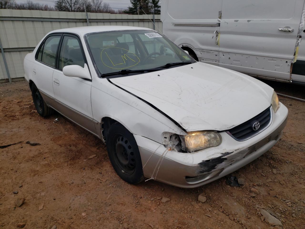 TOYOTA COROLLA CE 2002 with VIN 1NXBR12E32Z594555 - Photo from auction