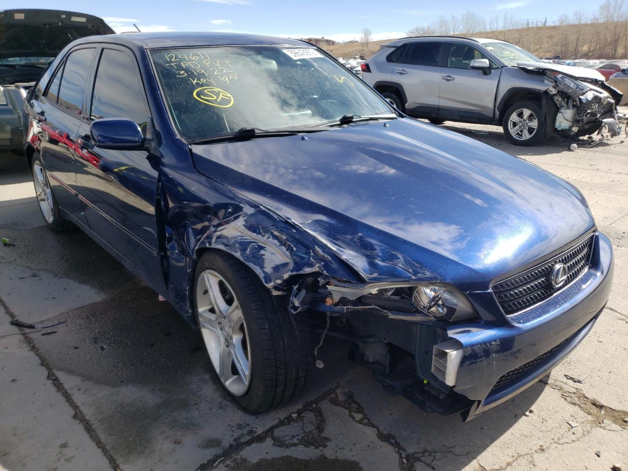 LEXUS IS 300 2004 with VIN JTHBD192540093237 - Photo from auction