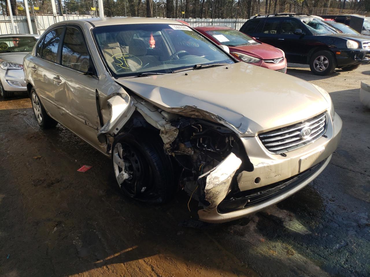KIA OPTIMA LX 2008 with VIN KNAGE123885169305 - Photo from auction