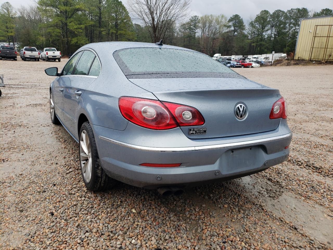 Photo 3 from auction – 2009 VOLKSWAGEN CC with VIN WVWEU73C29E512500