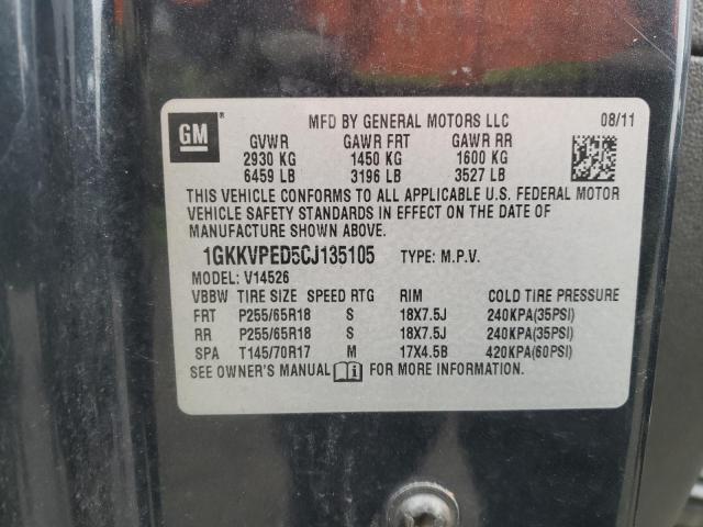 Photo 10 from auction – 2012 GMC ACADIA SLE with VIN 1GKKVPED5CJ135105