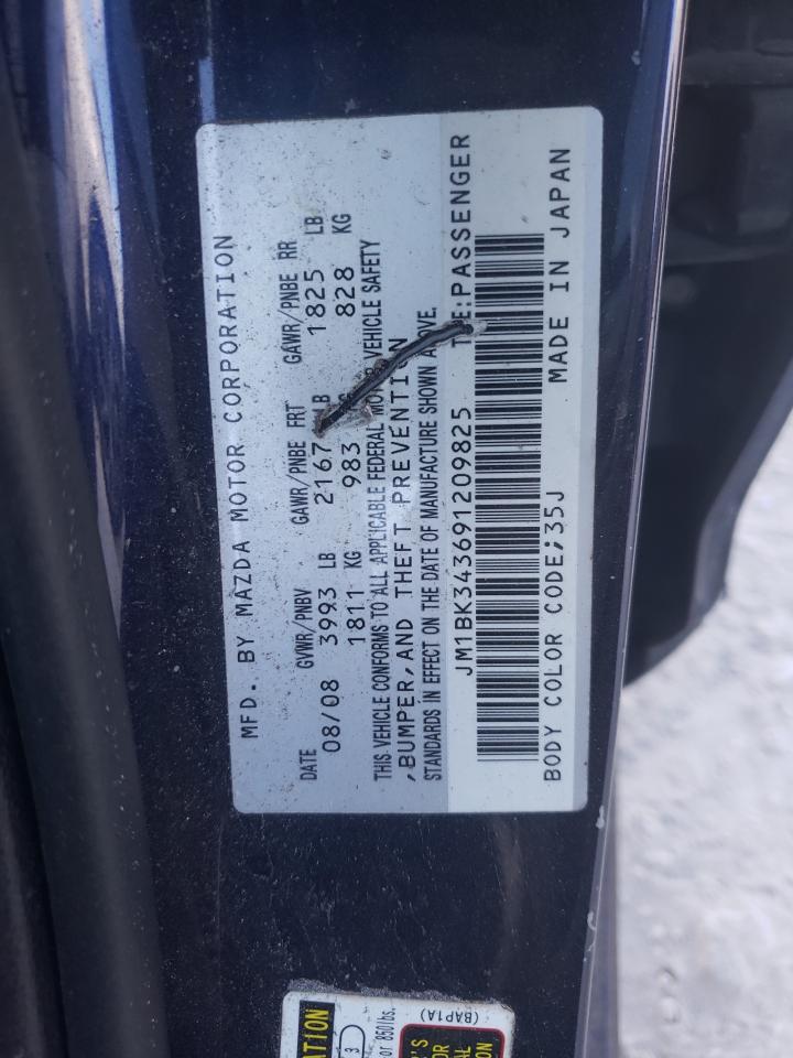 Photo 10 from auction – 2009 MAZDA 3 S with VIN JM1BK343691209825