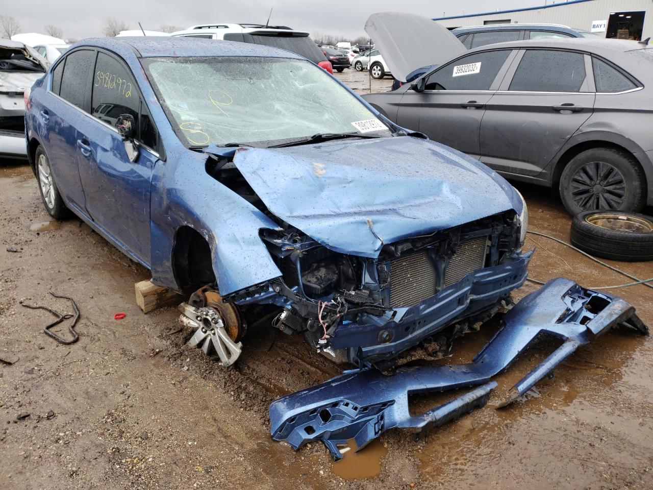 SUBARU IMPREZA PR 2015 with VIN JF1GJAC64FH003632 - Photo from auction