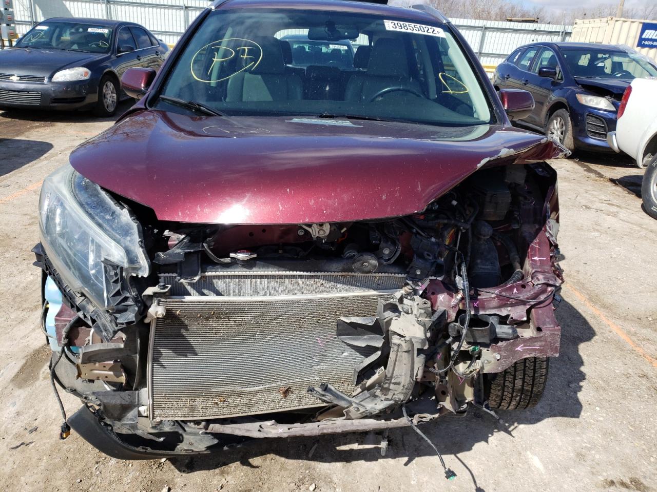 Photo 9 from auction – 2016 HONDA CR-V EXL with VIN 5J6RM4H71GL057783