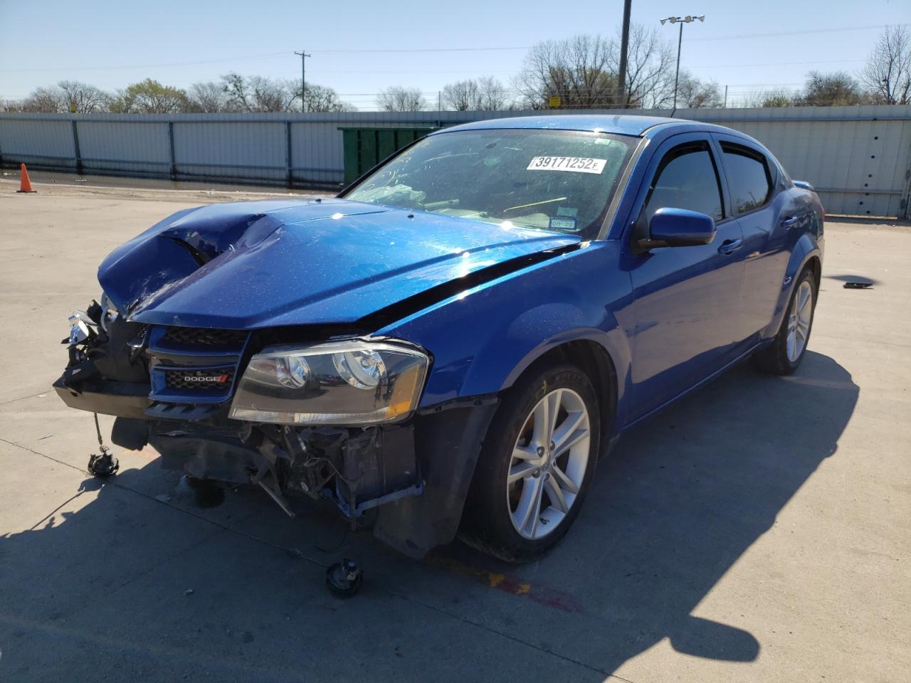 Photo 2 from auction – 2014 DODGE AVENGER SX with VIN 1C3CDZCB7EN202318