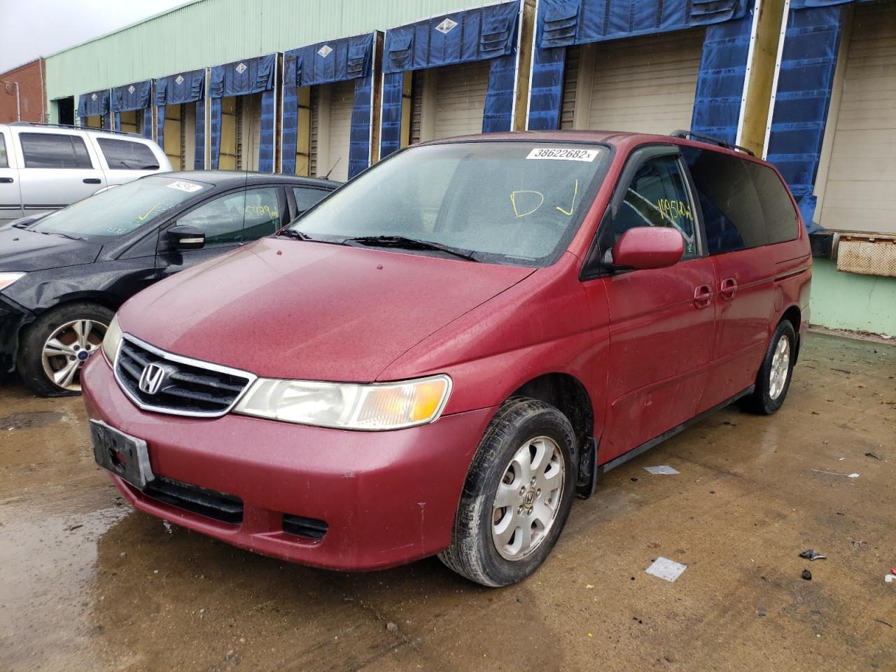 Photo 2 from auction – 2002 HONDA ODYSSEY EX with VIN 5FNRL186X2B045030