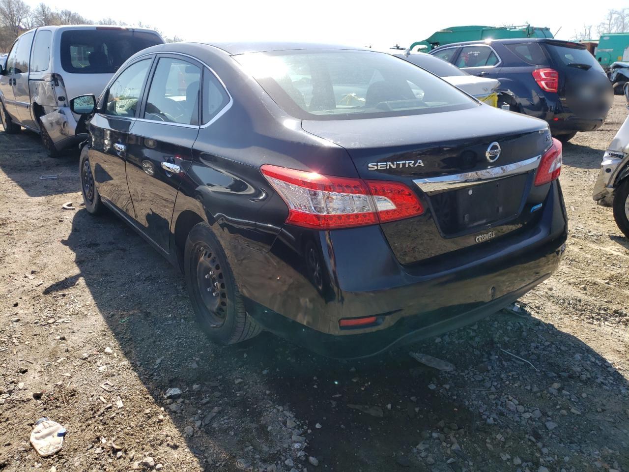 Photo 3 from auction – 2013 NISSAN SENTRA S with VIN 1N4AB7AP0DN907025