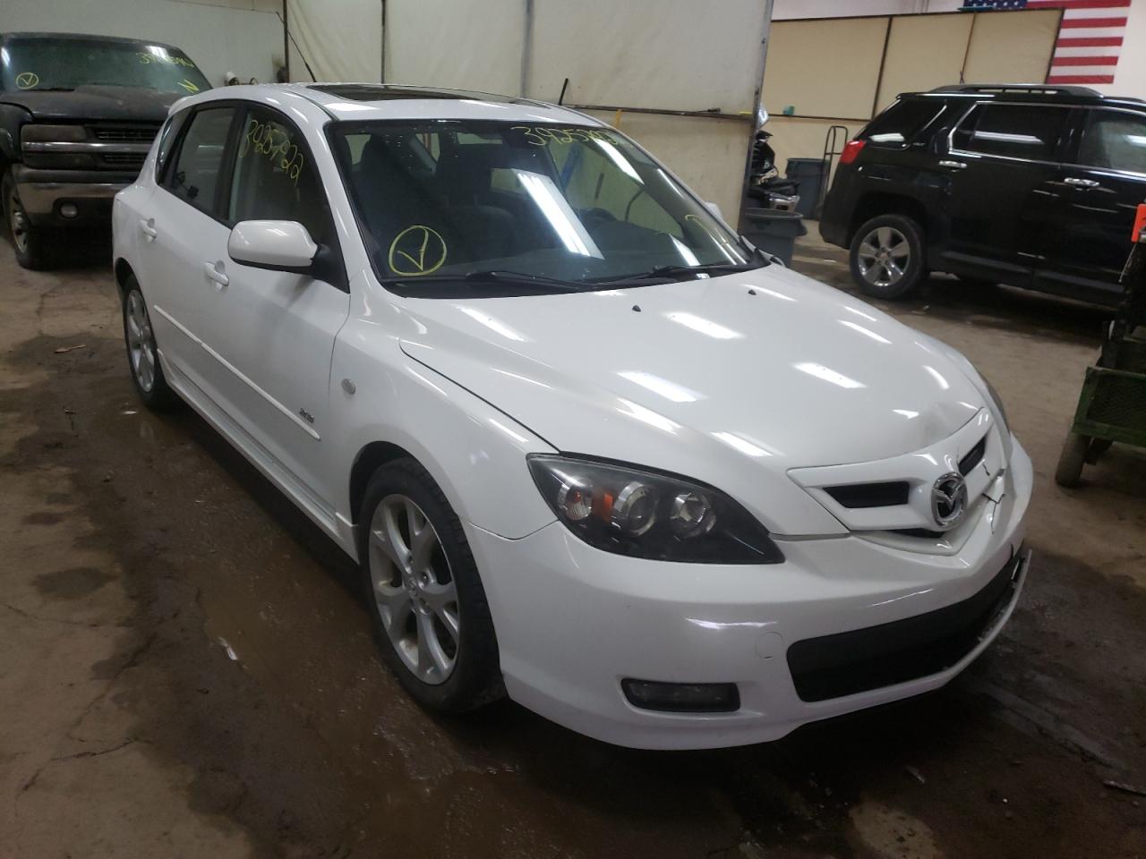 MAZDA 3 HATCHBAC 2008 with VIN JM1BK343981797203 - Photo from auction