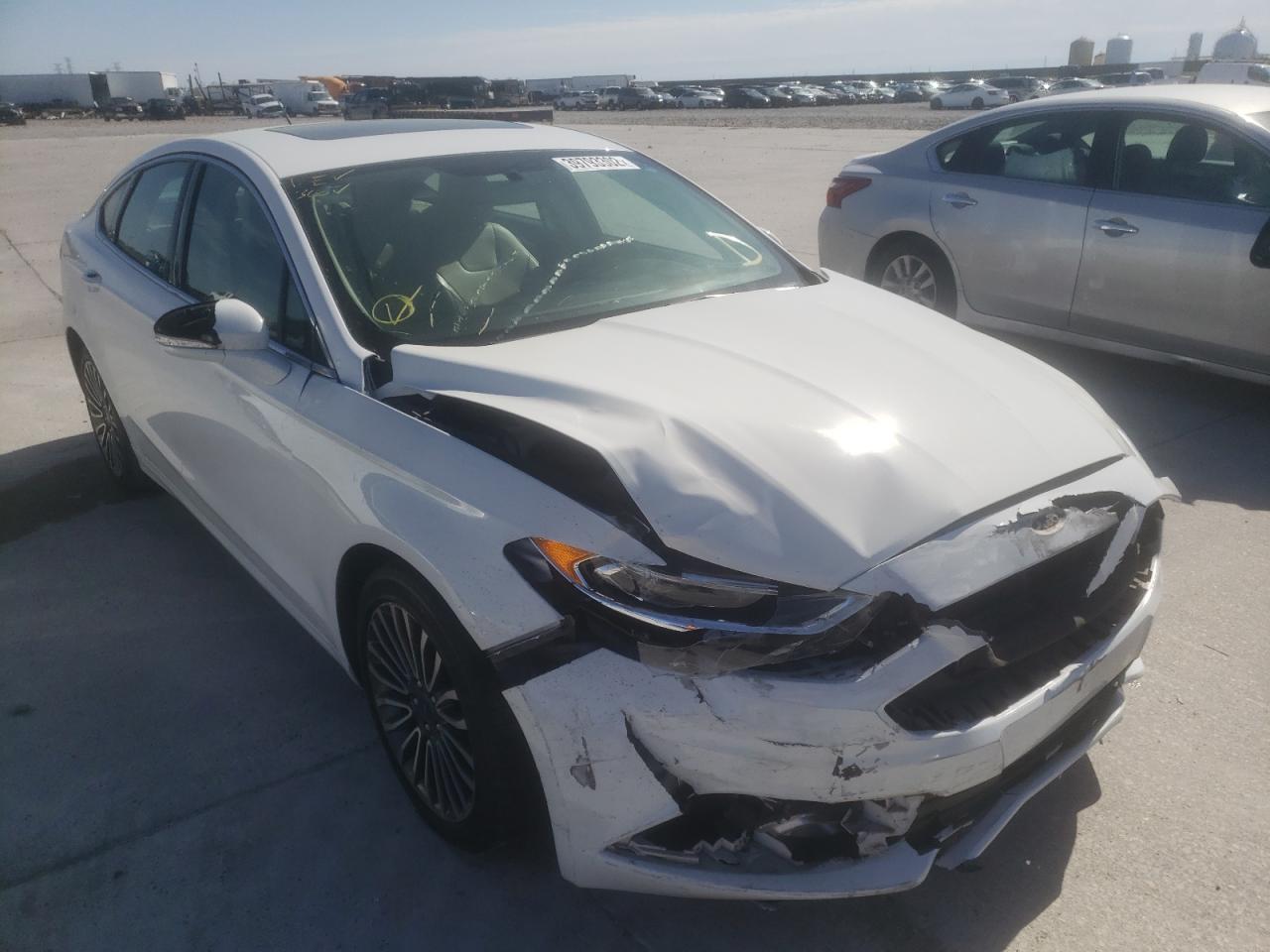 FORD FUSION TIT 2018 with VIN 3FA6P0D96JR131486 - Photo from auction