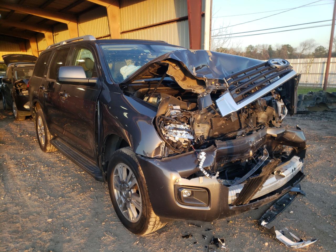 TOYOTA SEQUOIA SR 2018 with VIN 5TDZY5G18JS070324 - Photo from auction