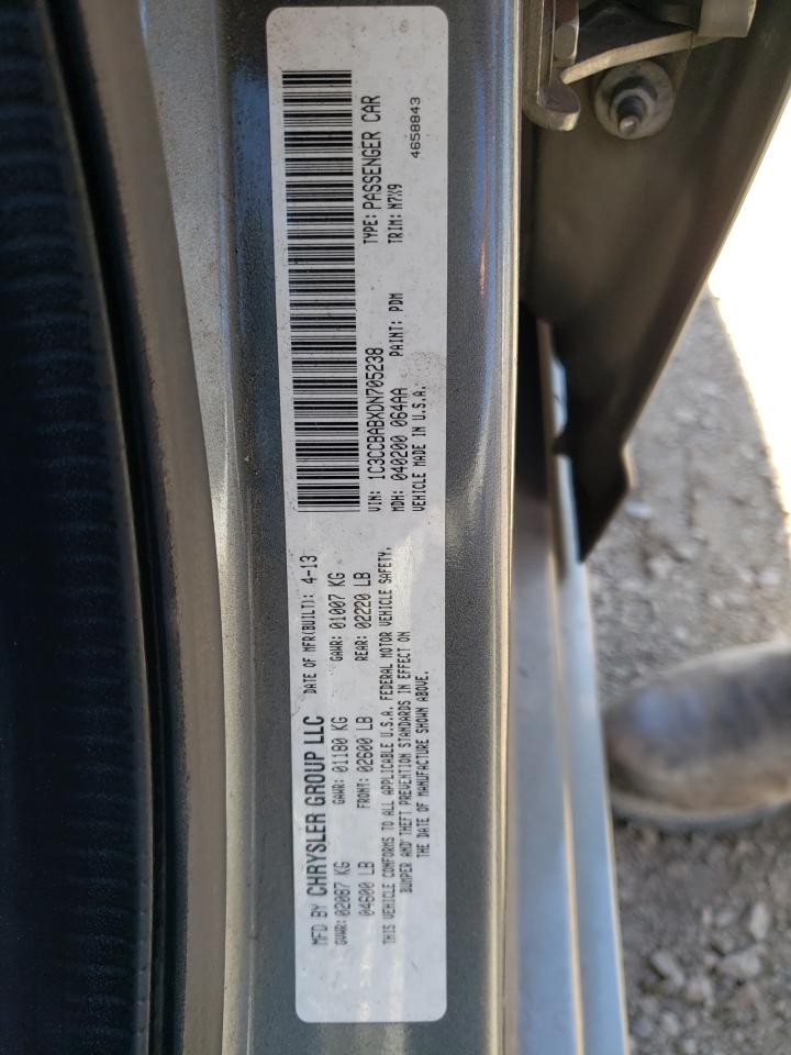 Photo 10 from auction – 2013 CHRYSLER 200 LX with VIN 1C3CCBABXDN705238