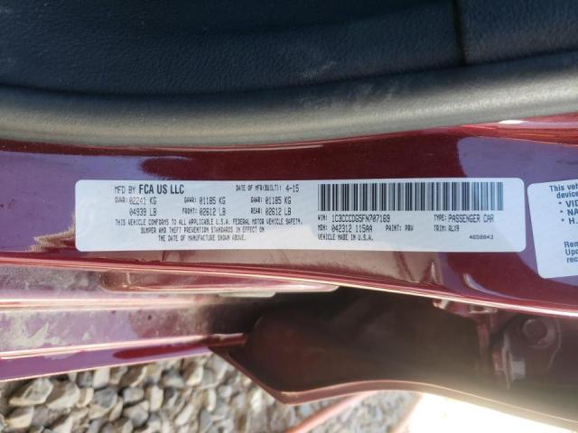 Photo 10 from auction – 2015 CHRYSLER 200 S with VIN 1C3CCCDG5FN707169