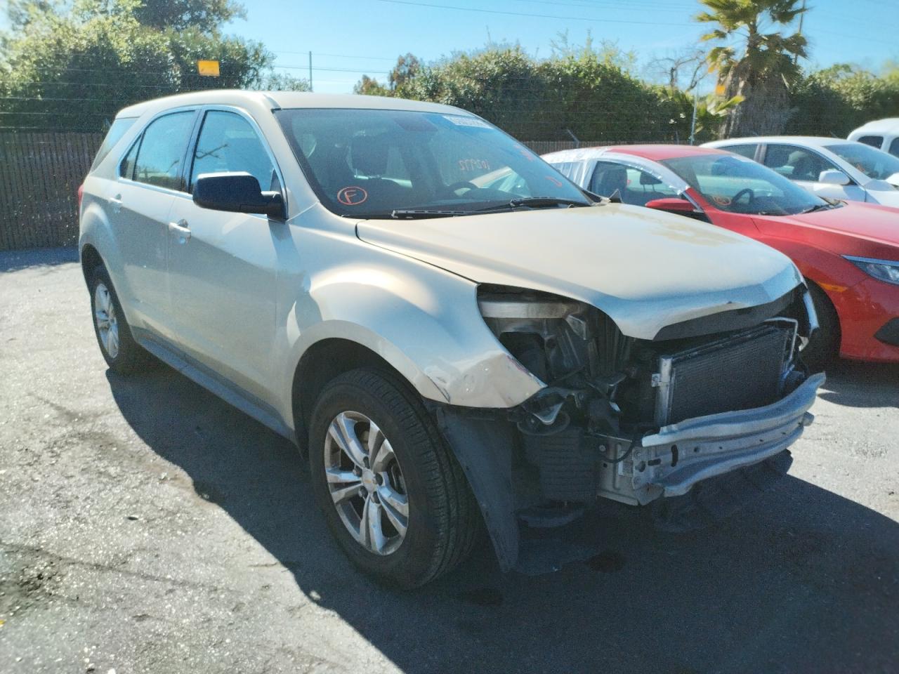 CHEVROLET EQUINOX LS 2014 with VIN 2GNALAEK3E1116484 - Photo from auction