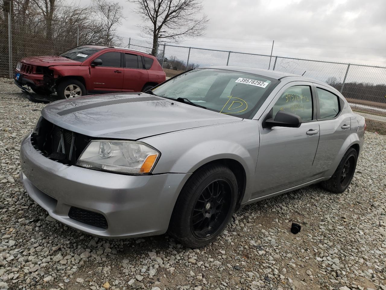 Photo 2 from auction – 2014 DODGE AVENGER SE with VIN 1C3CDZABXEN127990