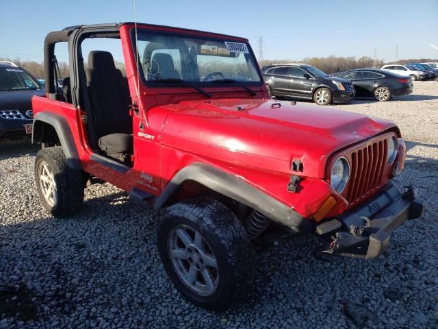 JEEP WRANGLER / 2004 with VIN 1J4FA49S74P705758 - Photo from auction