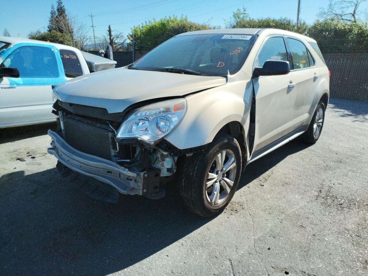 Photo 2 from auction – 2014 CHEVROLET EQUINOX LS with VIN 2GNALAEK3E1116484