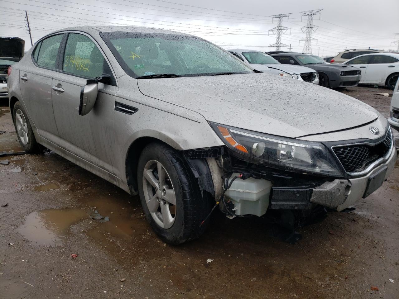 KIA OPTIMA LX 2015 with VIN KNAGM4A76F5587657 - Photo from auction