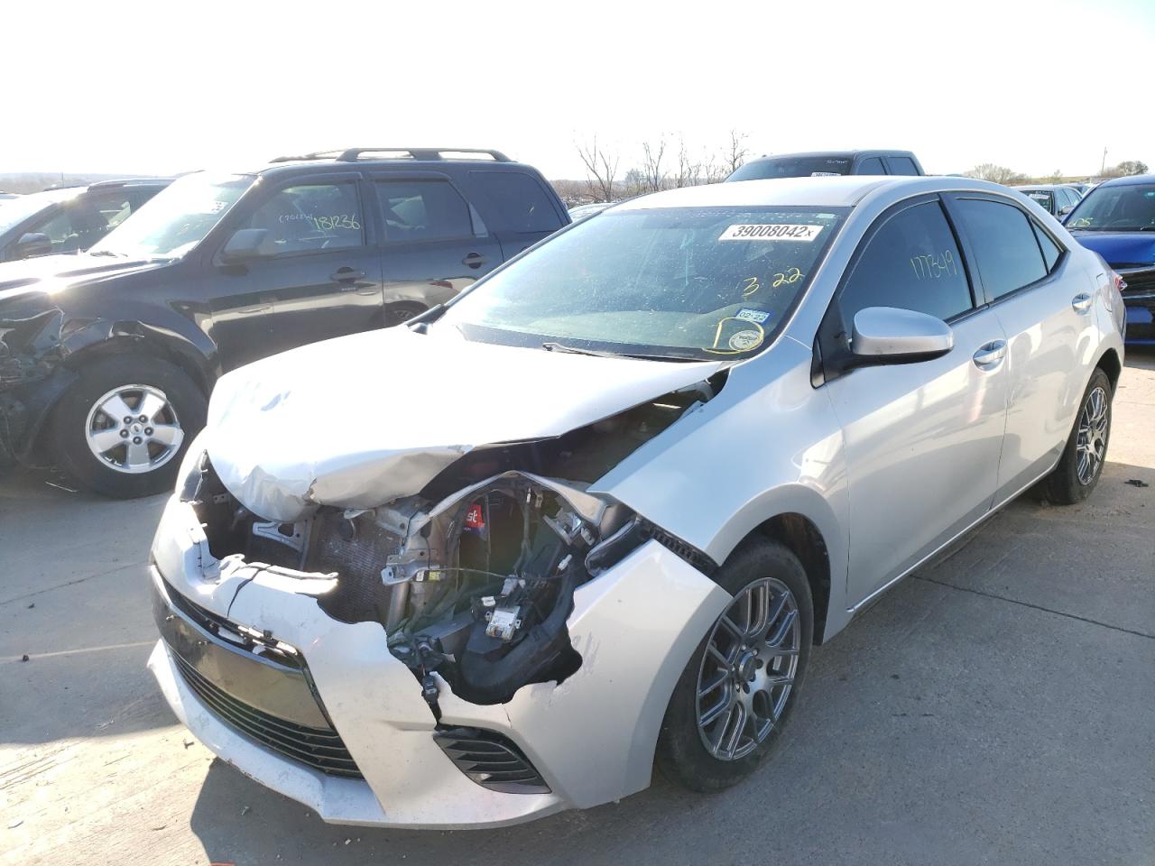 Photo 2 from auction – 2015 TOYOTA COROLLA L with VIN 2T1BURHE1FC281077